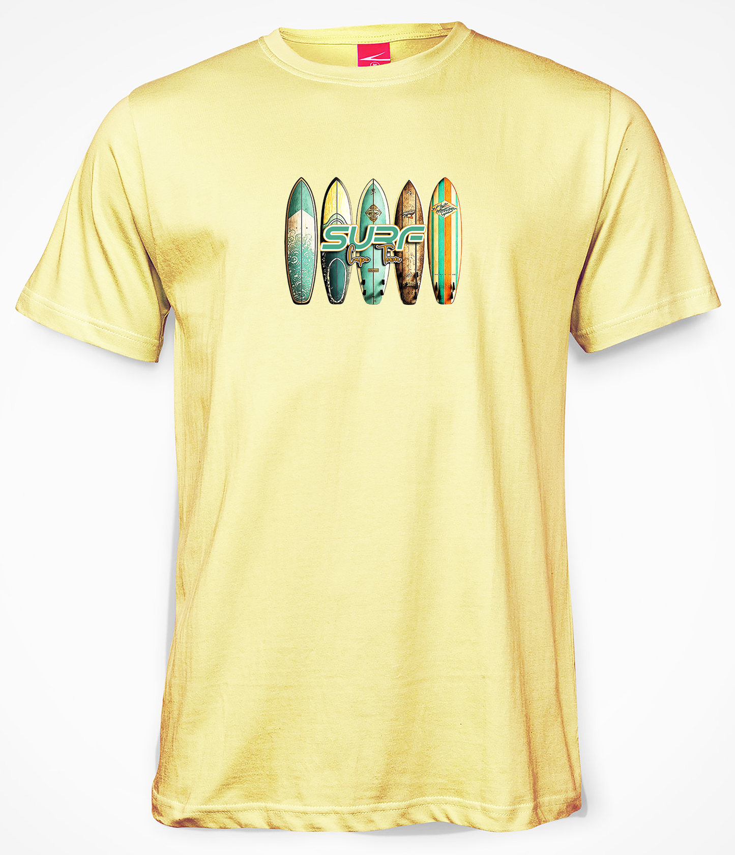 Petrol Clothing SURF CAPE TOWN - Yellow Lemon T-shirt
